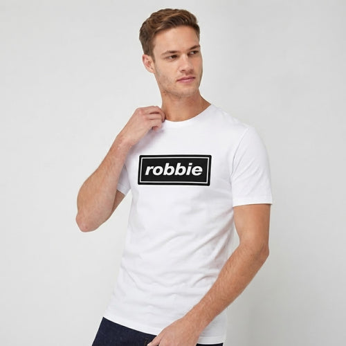 Robbie Minimalist Box Logo Men's Short Sleeve Tee